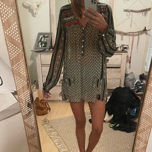 Free people blouse/ mini dress